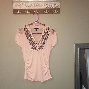 NWOT: Dressy silk sexy blouse!